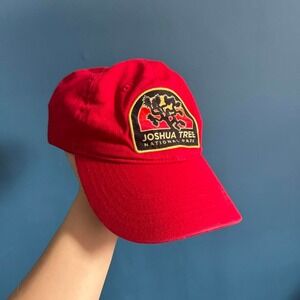 Joshua Tree National Park Foundation Hat Baseball‎ Cap Dad Red Urban Outfitters